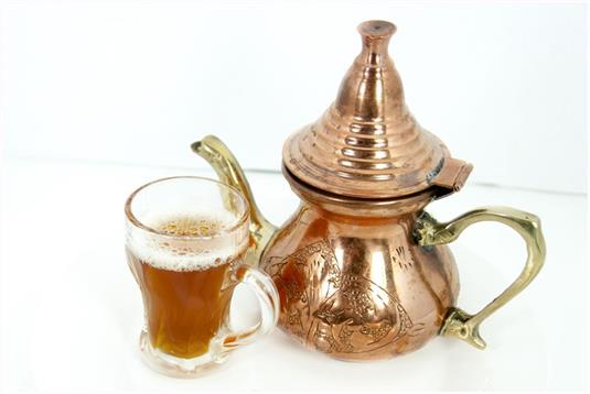 Африканский зеленый чай с мятой или зеленый чай с мятой по-мароккански
